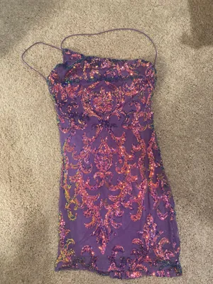 Lucy in the Sky purple dress thumbnail 2
