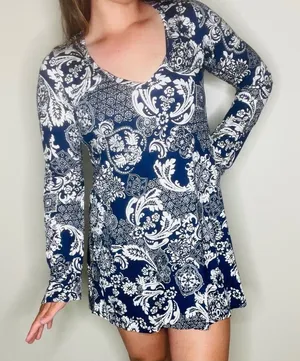 Michael Lauren X Revolve Kyle Long Sleeve Mini Dress thumbnail 1