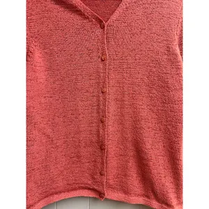 Pendleton Coral Pink Knit Cardigan Sleeveless Tank Set Medium thumbnail 7