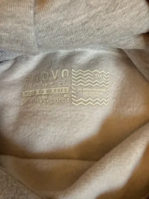 Provo Grey Hoodie Gray Size S/M thumbnail 2