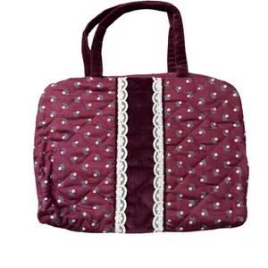 🌸✨ Vintage‎ Quilted Floral Kleenex Tissue Holder Travel Organizer ✨🌸 thumbnail 6