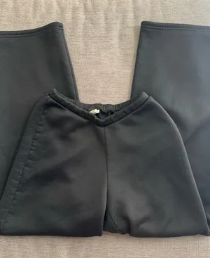 SheIn Classic Black Wide-Leg Sweatpants thumbnail 1