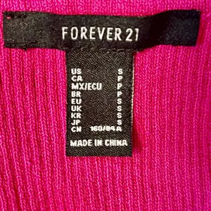 Forever 21 Pink Crop Tank Top S Ribbed Y2K Barbiecore Racerback School College thumbnail 5