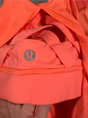 Lululemon Coral Sleeveless Active Tank Top with built in bra 4 thumbnail 3