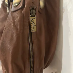 Kooba Brown Leather Bucket Bag with gold hardware thumbnail 4