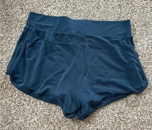 Athleta Blue Teal Short Shorties Athleticwear Athleisure Comfy Casual Workout thumbnail 4