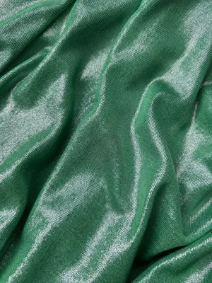 Green Melina Metallic Ruched Bodycon Mini Dress thumbnail 3