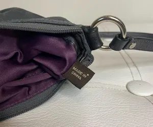 Coach Mini Crossbody Bag with Purple Satin Interior thumbnail 6