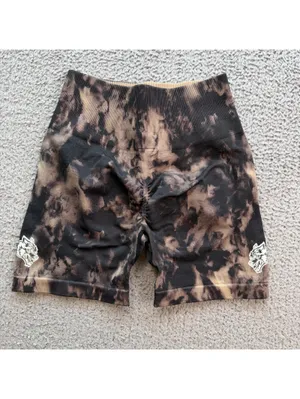 Darc Sport Bleached Tie Dye Seamless Biker Shorts Womens S 116 of 500 Limited thumbnail 2