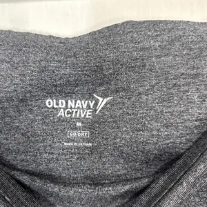 Old‎ Navy Go-Dry Active Leggings Gray Moto Pintuck Athletic Pants Yoga Medium thumbnail 7