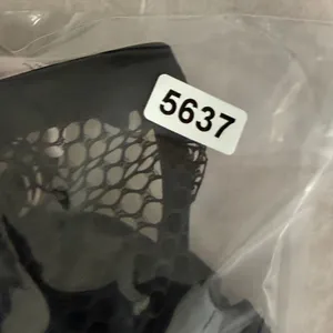 Victorias Secret Very Sexy Low Cut Demi Bra Black Fishnet Mesh XL 521276-QB4 NEW thumbnail 11