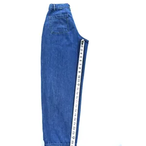 Aritzia Wilfred Free Pleated Barrel Leg Jeans Organic Cotton Medium Wash Blue 4 thumbnail 7