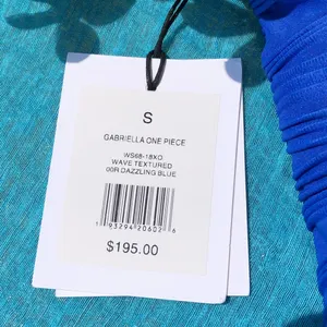 NEW Onia Gabriella Blue Wave Textured Swimsuit S thumbnail 8