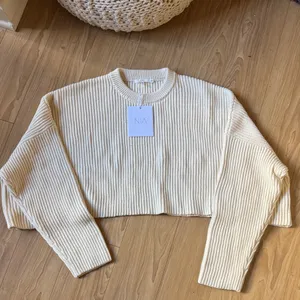 NWT NIA Cream Arianna Ribbed Knit Sweater thumbnail 2