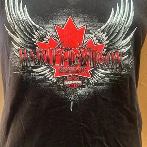 Harley Davidson black woman’s t-shirt thumbnail 5