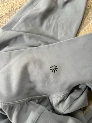 Athleta light blue high waisted salutation joggers XXS thumbnail 2