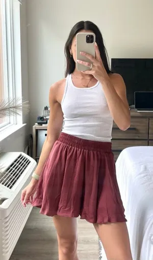 Maroon Shorts thumbnail 1