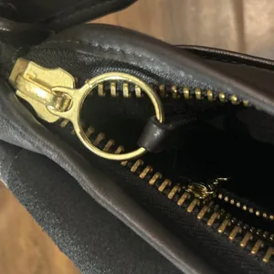 Vintage Coach Crossbody Bag Black Leather Flap Brass Classic Quiet Luxury 90s thumbnail 9