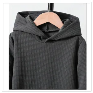 SheIn Young Boy Letter Patched Kangaroo Pocket Hoodie thumbnail 4