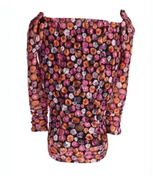 NWOT MISCREANTS Cupid Mini Dress in Orange Pink Lace thumbnail 2