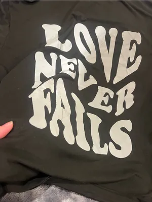 SHEIN Black Long Sleeve Tee with thumbnail 2