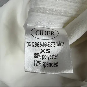 Cider White Wide Leg Pants XS High Rise Stretch Trouser NWT thumbnail 7