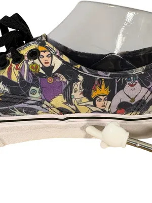 Vans x Disney Villains Authentic M7 W8.5 Maleficent Ursula Cruella Sneakers thumbnail 9
