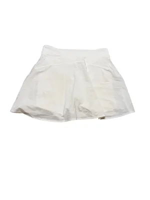 🤍 Lululemon White High Rise Flowy Tennis Skort Size 4 🤍 thumbnail 3