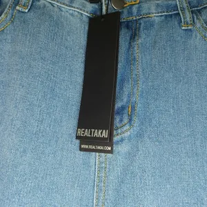 RealTakai Barrel Leg Baggy Light Wash Blue Denim Jeans NWT thumbnail 9