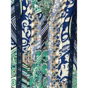 Anthropologie TINY Green Caviana Shirt Dress Size XSP‎ Lace Boho Artsy Beach thumbnail 5