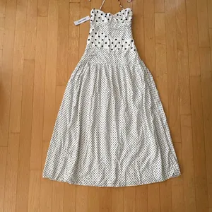 Princess Polly Marguerite halter polka dot black and white maxi dress thumbnail 2