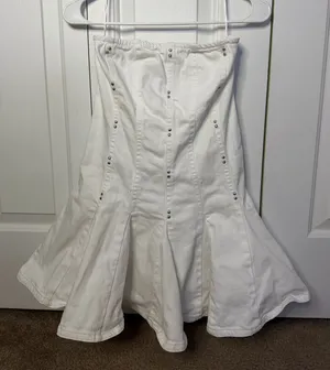 Wild Fable Target Jean dress strapless thumbnail 1
