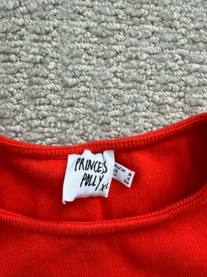 Princess Polly red baby tee  thumbnail 2