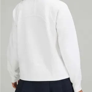 1024. Lululemon Loungeful Crewneck Pullover cream sz ptp 21. No sz tag thumbnail 2