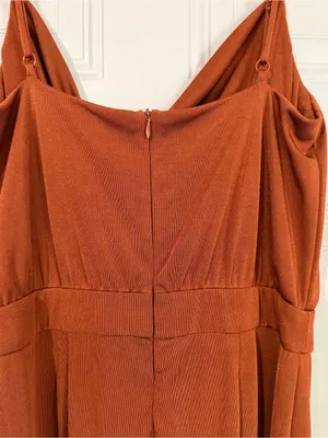 Jason Wu Emmett Cowl Neck Jumpsuit Wide Leg Retro Disco Jewel Strap Large Boho thumbnail 9