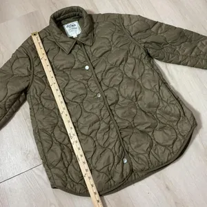 Dylan Los‎ Angeles Quilted Puffer Button Up Jacket Brown XS FLAW thumbnail 8