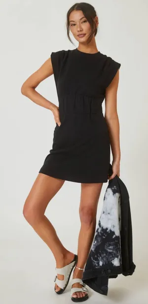 Anthropologie / Grey State | Pippa Mini Lounge Dress, size 0 thumbnail 1