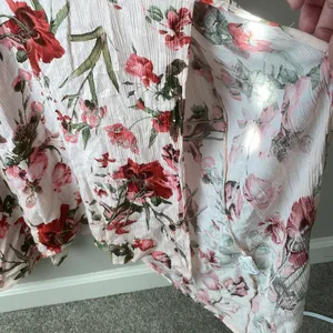 Suzanne Betro floral short sleeve maxi dress plus size 1X thumbnail 5