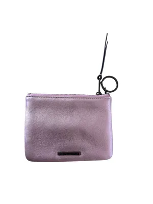 REBECCA MINKOFF Pink Leather Bride Tribe Keychain Coin Wallet thumbnail 6