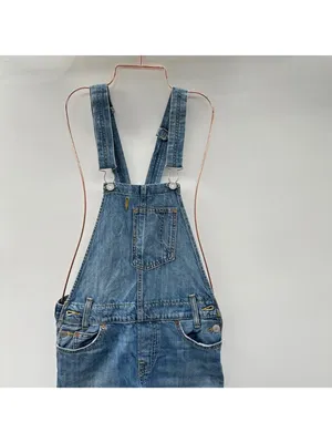 Levi's Denim Overalls With Distressed Knee Size XXS thumbnail 2