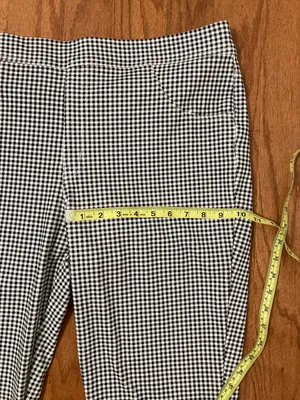 gingham Capris White Size 3X thumbnail 8