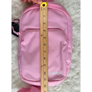 Adidas Pink Core Sling Bag Crossbody Backpack Adjustable Strap NEW thumbnail 8