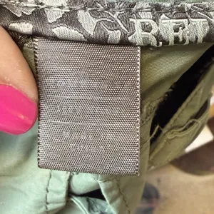 REI Mid Rise Convertible Army Green Cargo Hiking Shorts Nylon UPF 50+ Women's SM thumbnail 5