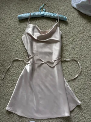 Cider Silk Mini Dress Finish thumbnail 1