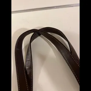 Longaberger Floral Handbag with Stripes thumbnail 5