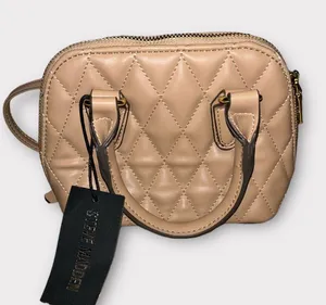 Steve Madden Quilted Purse Crossbody Brown NWT thumbnail 2