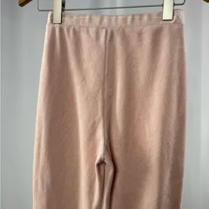 Majorelle Cameo Velour Pant‎ in Pink Dust Size Extra Small thumbnail 5