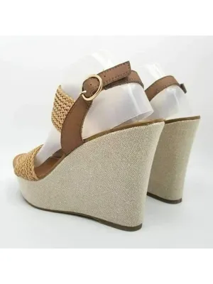 Steve Madden Engel Womens Woven Slingback Platform Wedge Heel Sandal Size 9.5 M thumbnail 12