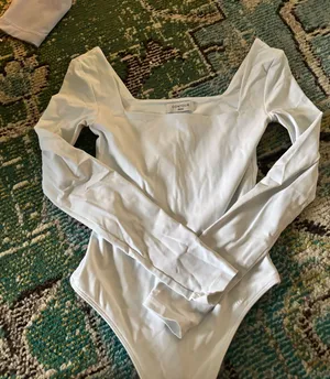 White Aritzia bodysuit thumbnail 1