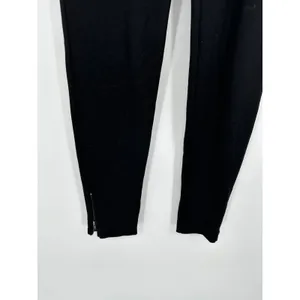 Talbots Pants Women PETITE Black‎ Ankle Zip Skinny Leg Rayon Blend Stretch thumbnail 3